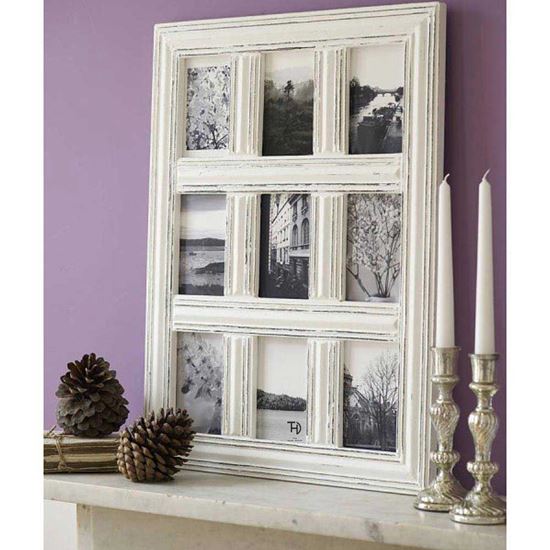 best price Rustic white Photo Frame for living room wall decor