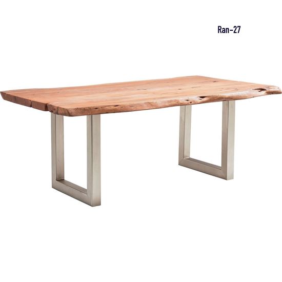 Live edge dining table for dining room furniture