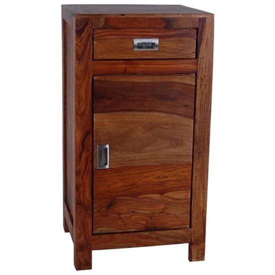 Buy Bedside Cum Cabinet with 1 Door & 1 Drawer at factory price