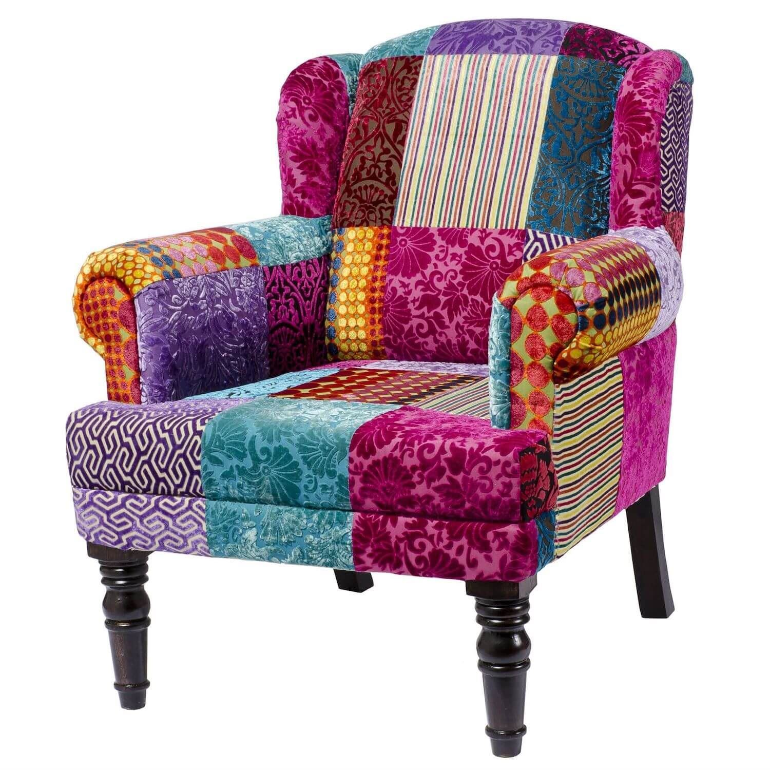 Buy Maharaja Wing Chair Velvet Online in India The Home Dekor