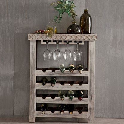 Rustic Looking Bar Cabinet