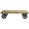 Coffee Table with Wheels on offer