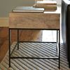 Buy Solid End with Iron Frame And wooden 1 Drawer on top
