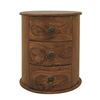 buy solid wood sheesham furniture Acropolis round side end table