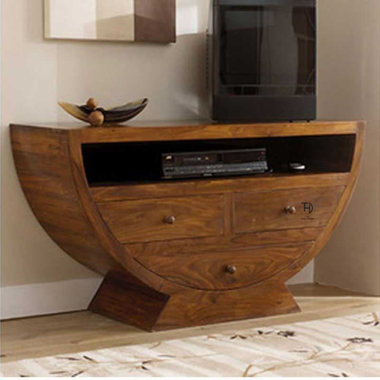 Buy Jarra Long Tv cabinet - Buy Acacia wood tv cabinet online