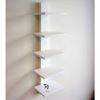 Step wall rack for bedroom furniture