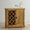 Devi solid wood bar cabinet for bar furniture