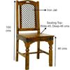 Best quality Vintage jali chair in solid sheesham wood