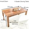 Harry 6 seater dining table for dining room furniture