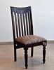Vintage dining chair in solid wood
