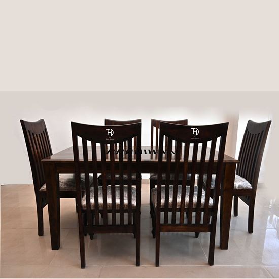 6 seater Dinning Table with knock down legs & 6 Chairs