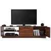 Buy wooden furniture online Alps tv cabinet with 2 openshelf, 1 door and 1 drawer