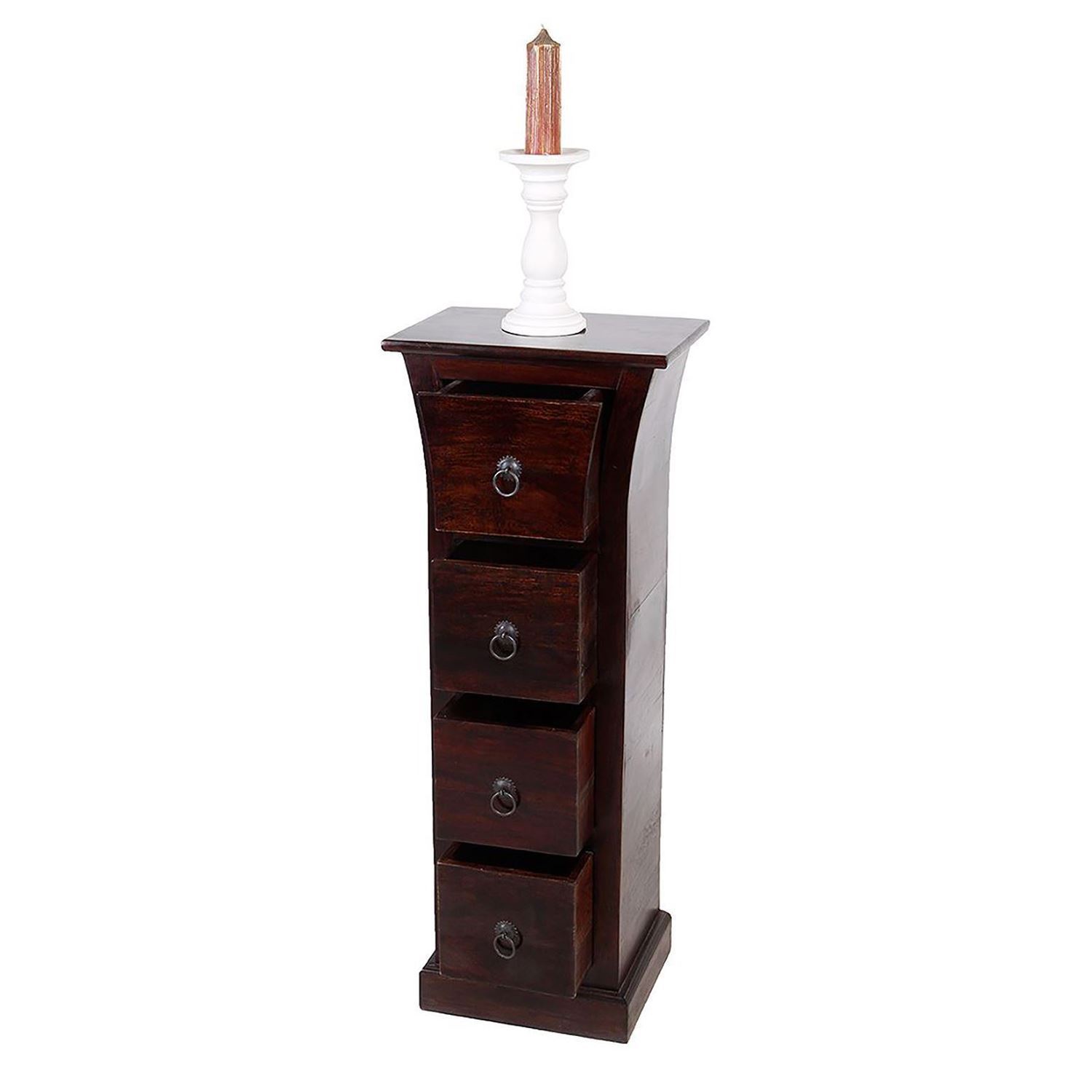 Buy Accessories Chest of Drawer Walnut Online in India | The Home Dekor