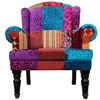 Buy Maharaja wing chair velvet - Buy wing chair online