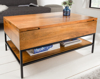 Buy ama lift on coffee table in solid Wood