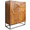 Buy Solid Wood Wave Cabinet 2 Door